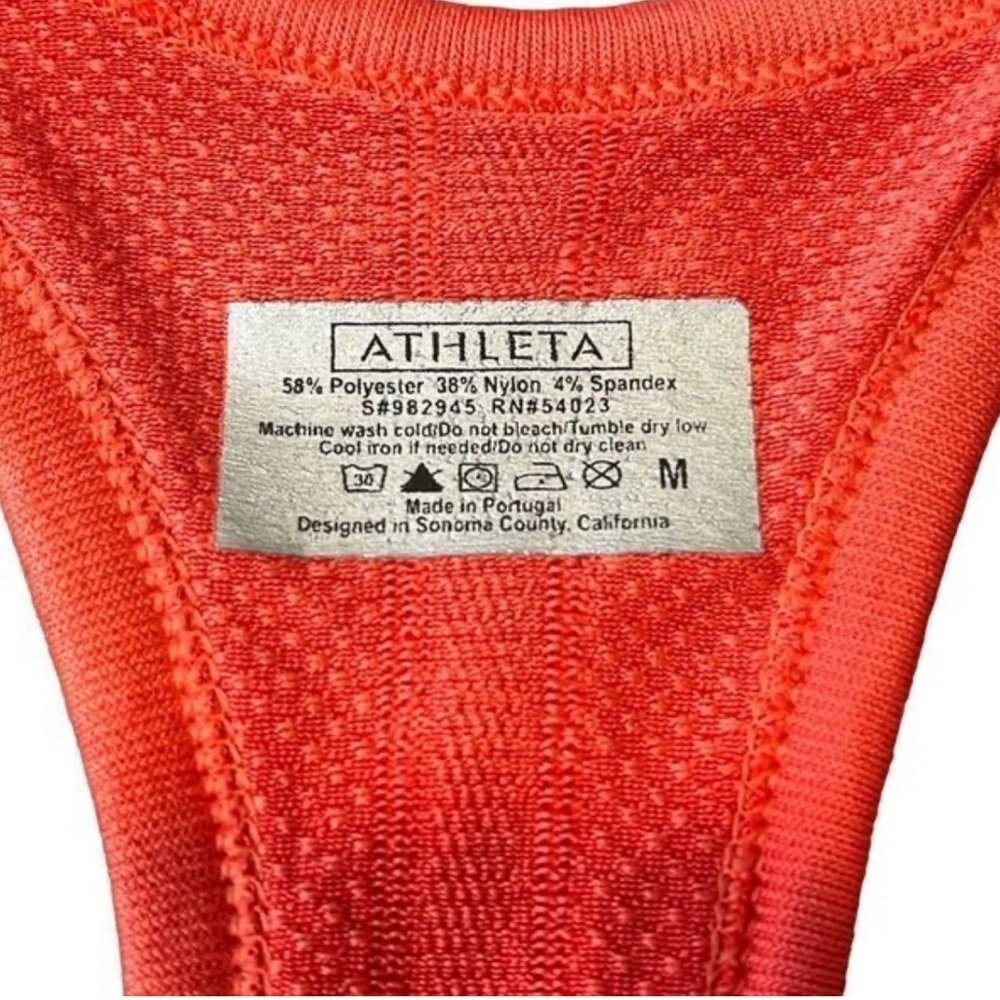 Athleta Fastest Track Ruched Racerback Medium NWT - Picture 6 of 6